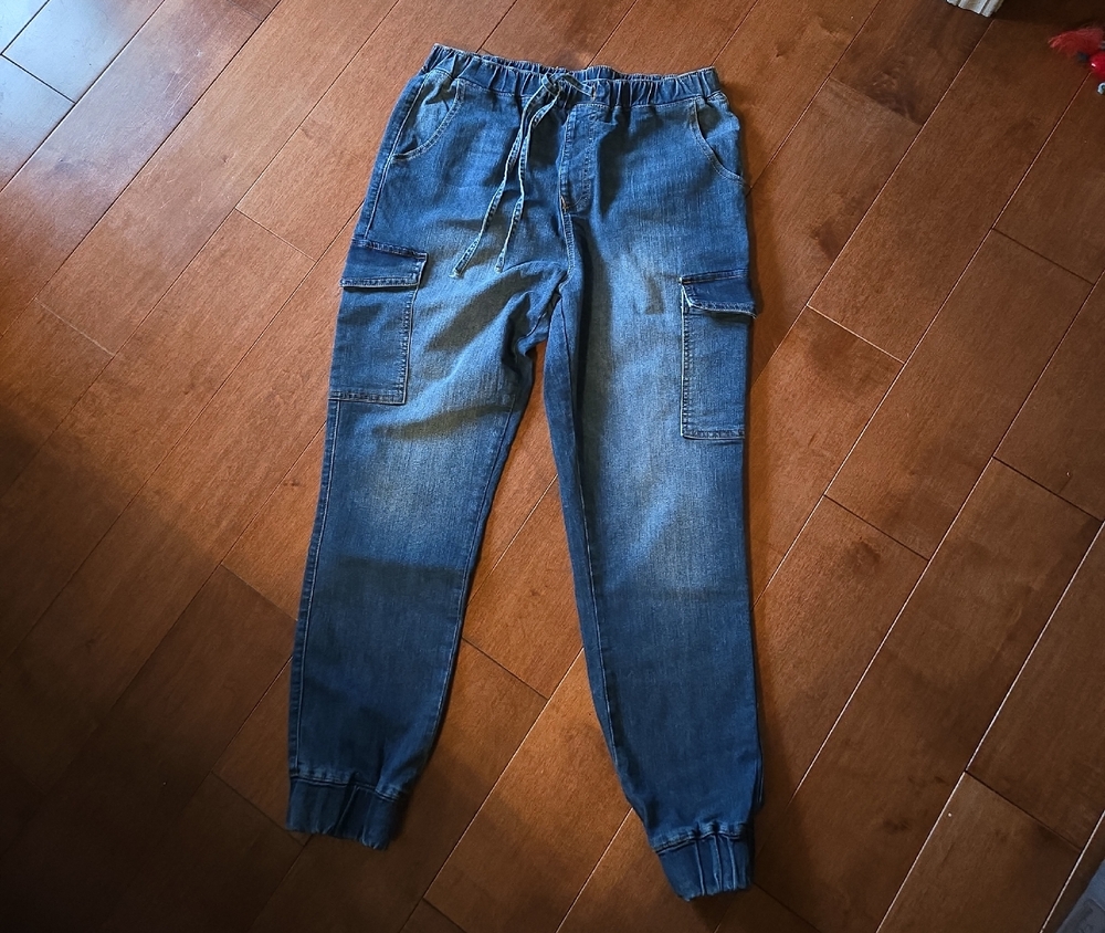 Almost Famous Denim Blue Joggers
